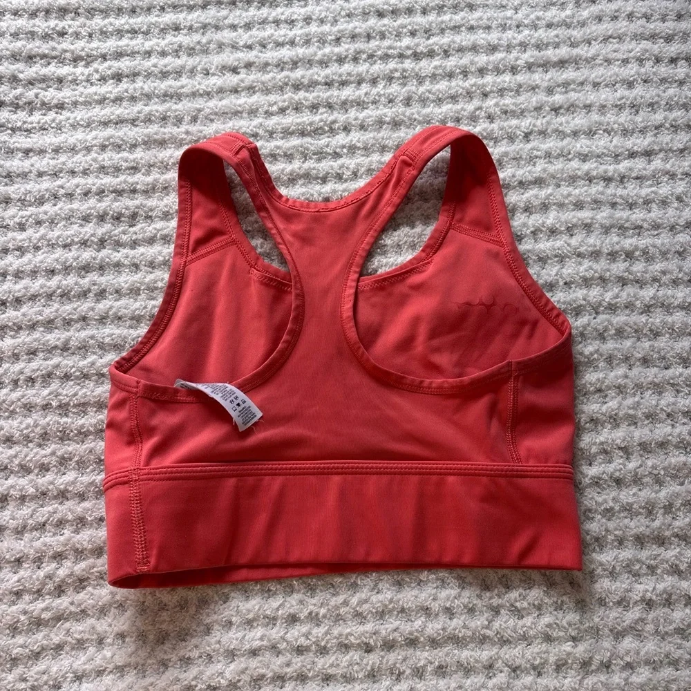Nike Red Racerback Sports Bra with Wide Straps - Picture 2 of 6